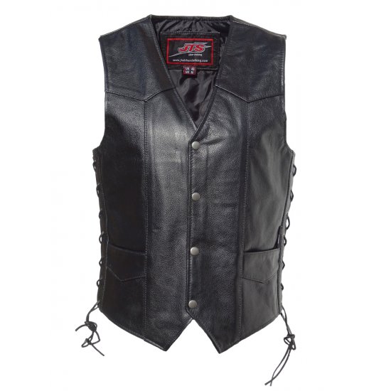 JTS Laced Sided Leather Waistcoat